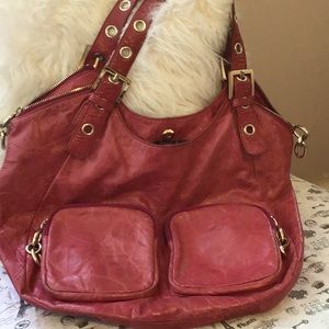 #TedBaker Pink Leather Shoulder Bag #TedBaker